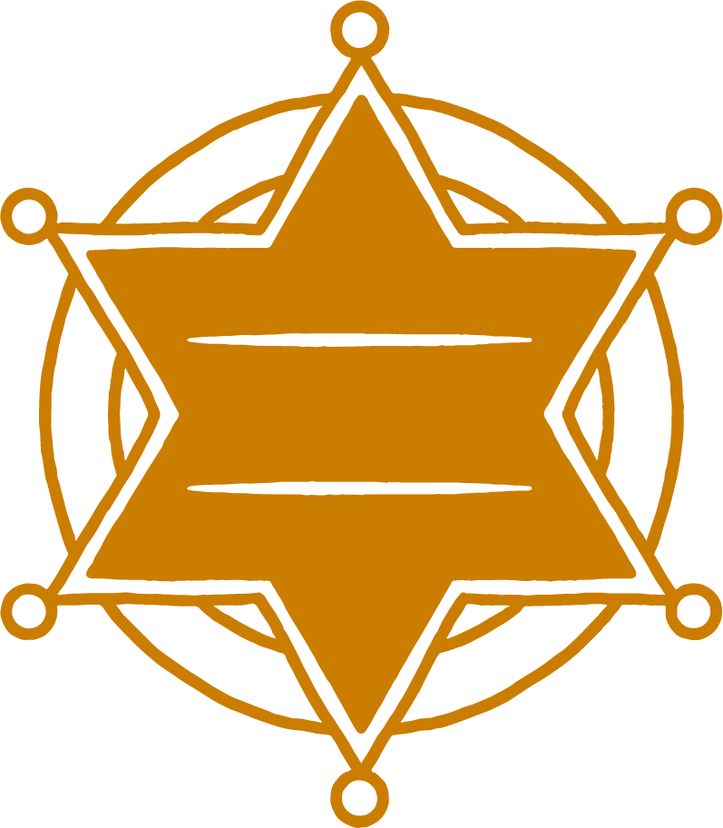 Star shaped badge icon